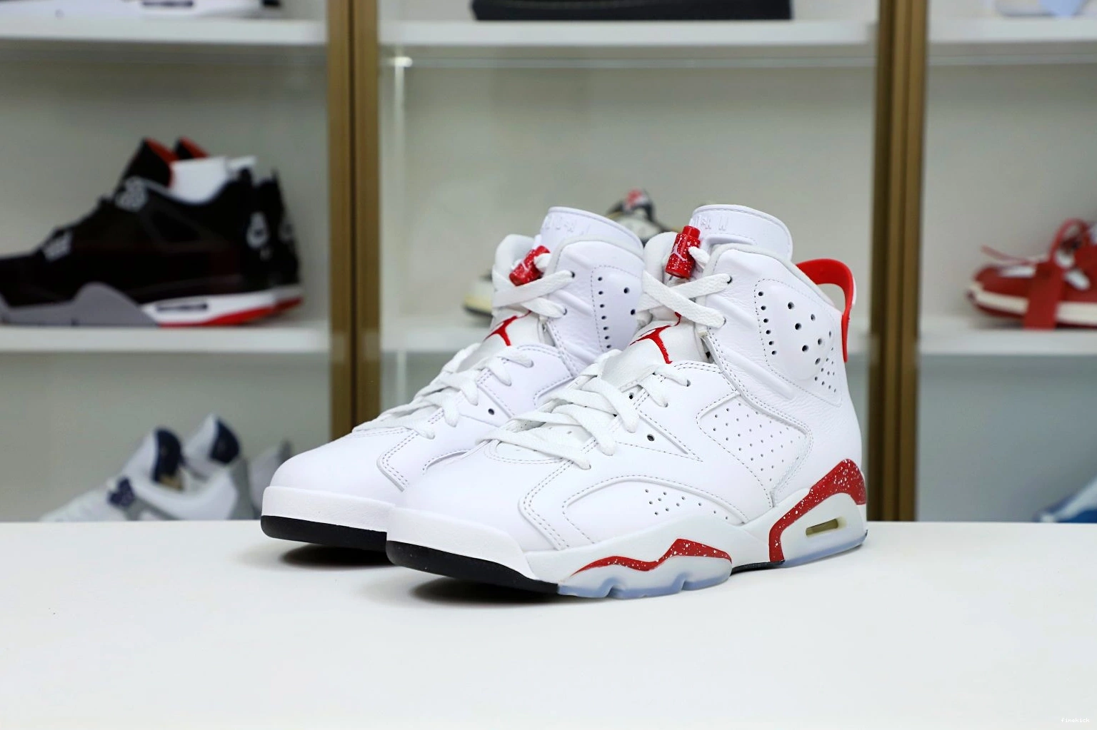 6 JORDAN RED OREO AIR 0717